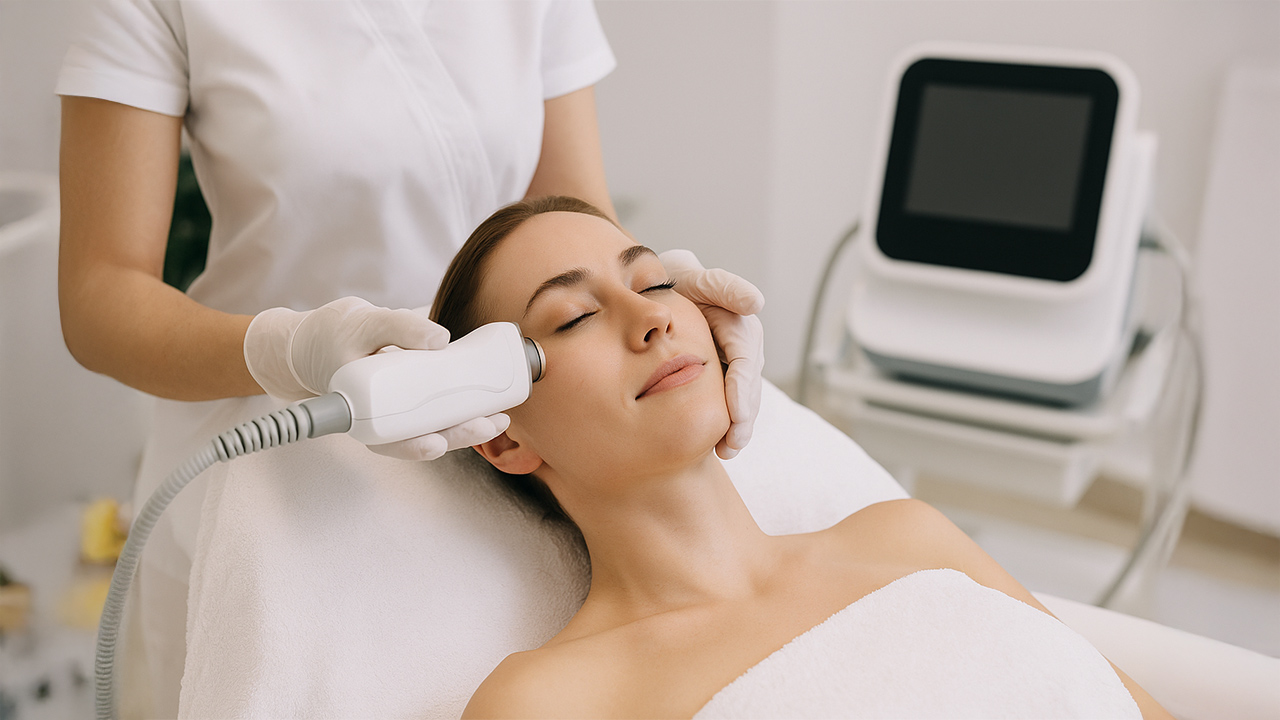 Nano-fractional Radiofrequenz (ohne Nadeln)