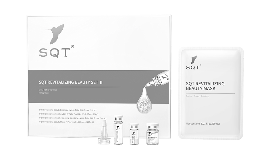 SQT® Revitalizing Beauty Set II zur Behandlung im Kosmetikstudio für ein verfeinertes Hautbild